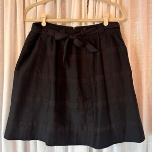 Elizabeth McKay Black A-Line Skirt